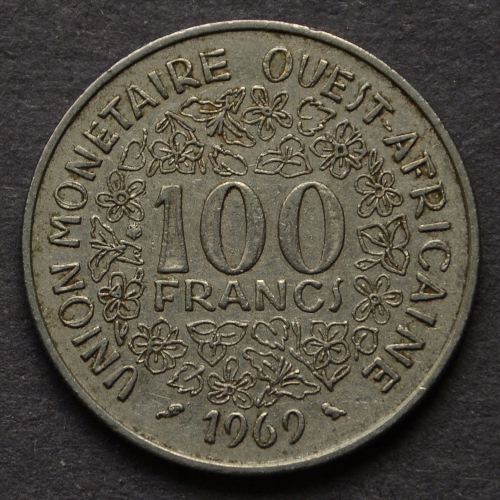 Afryka Zachodnia - 100 franków 1969