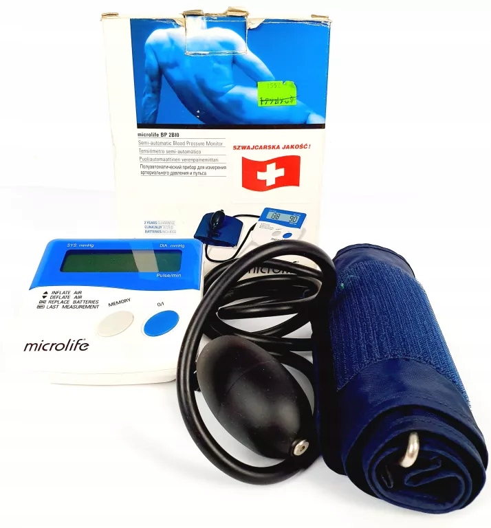 CIŚNIENIOMIERZ MICROLIFE BP2B10 KOMPLET - 12602099037 - oficjalne ...