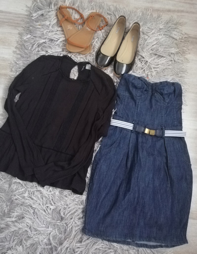 Paka ubrań r.xs,H&M,Lee,Stradivarius