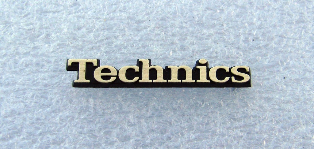 Emblemat znaczek logo Technics 27mm oryginał