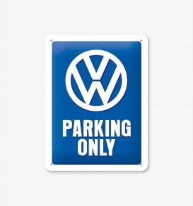 Tac Signs Metalowa tablica dekoracyjna VW parking