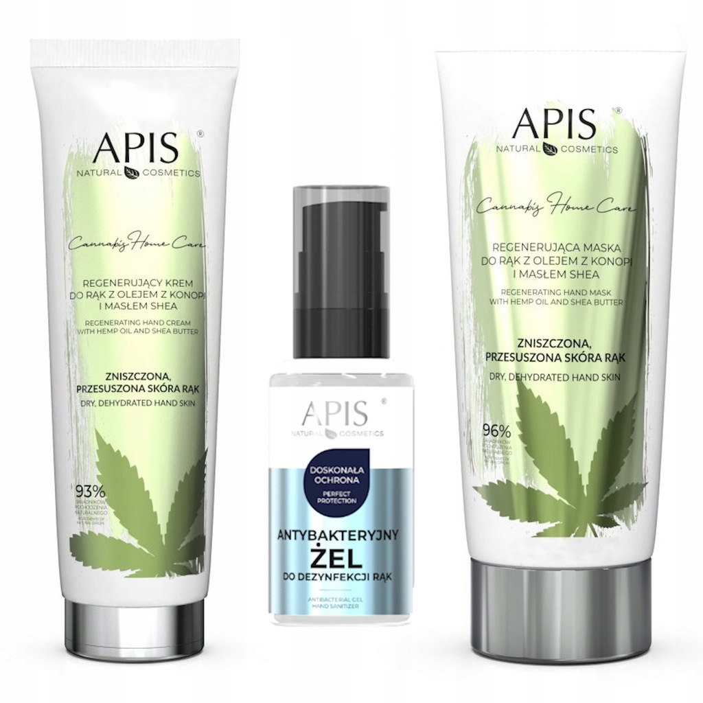 APIS Cannabis regeneracja rąk dezynfekcja gratis