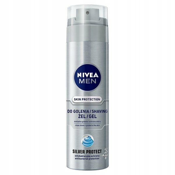 ŻEL DO GOLENIA NIVEA 200ML SILVER 0372