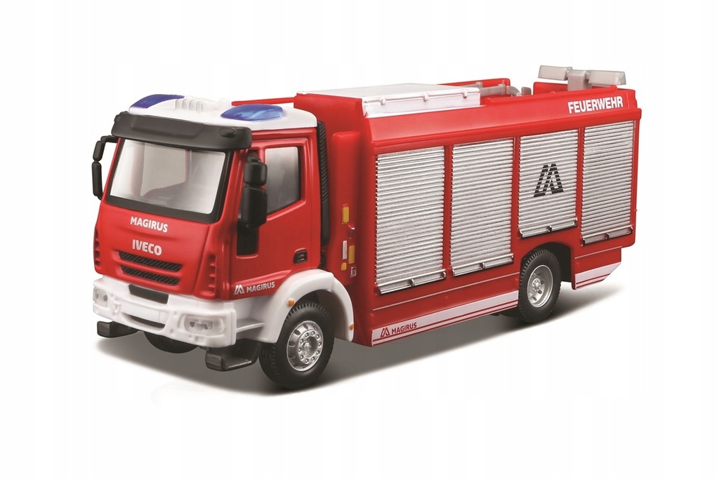 Iveco Magirus RW straż pożarna 1:50 Bburago 32052