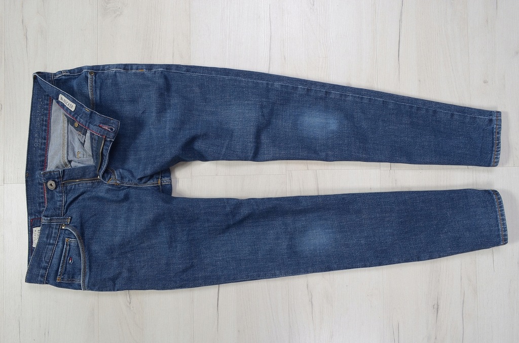 Tommy Hilfiger * Spodnie Jeans Logowane * 33/30