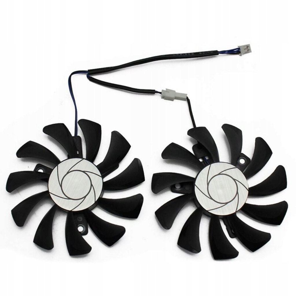 75 mm 2pin GTX1050TI GPU Couler Dual wentylator dla GeForce GTX 1050TI Fan