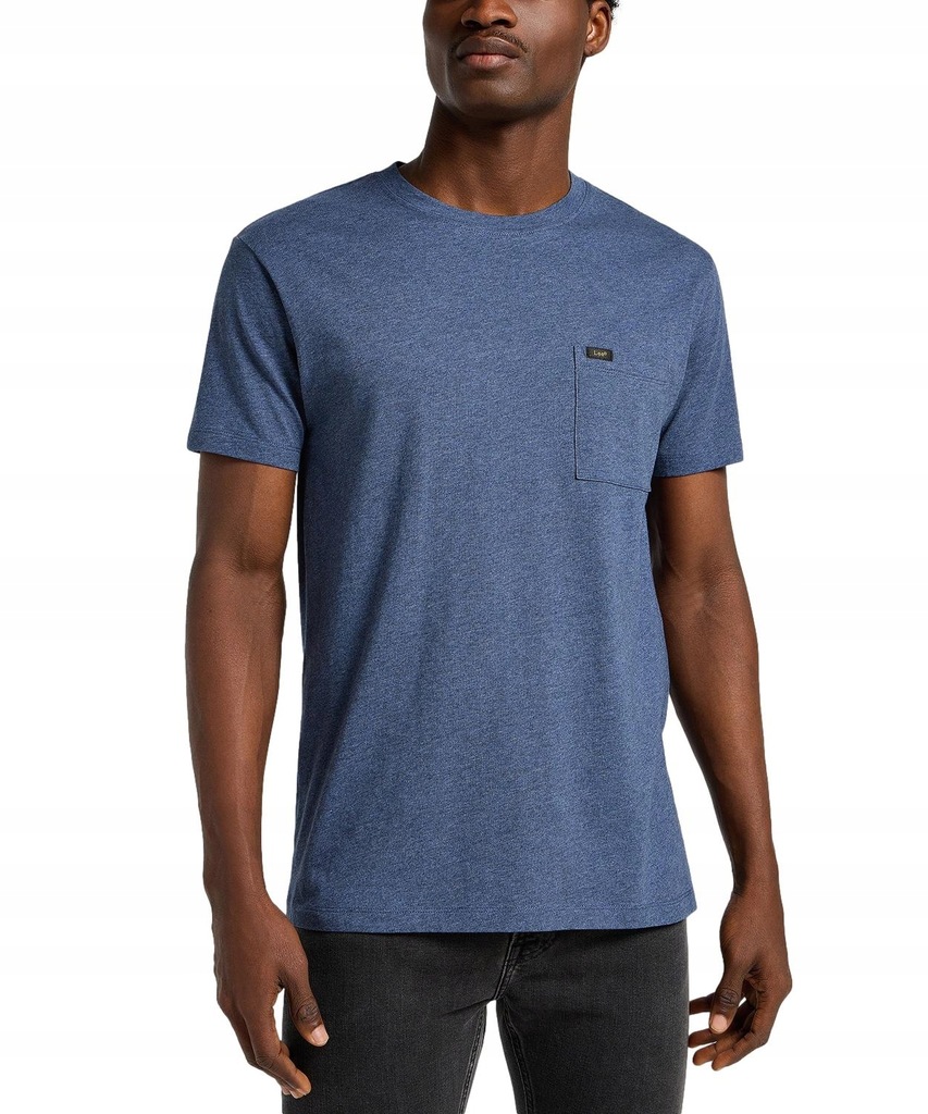 T-shirt Lee ULTIMATE POCKET TEE 112355558 Mood Indigo XXL