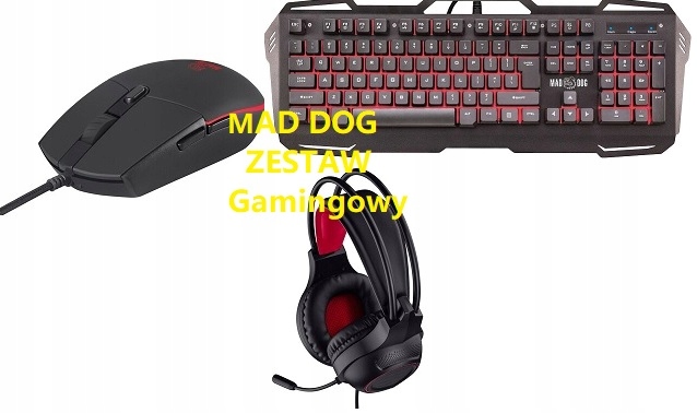 Mad Dog Zestaw Gamingowy
