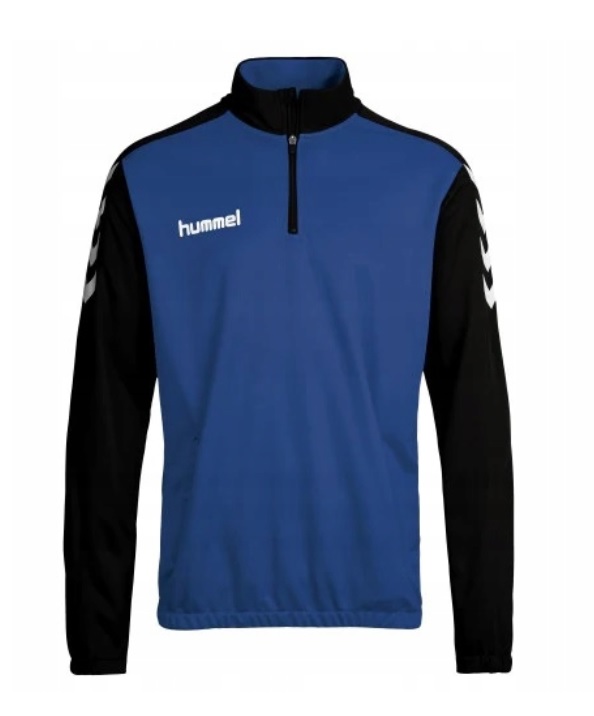 Bluza sportowa męska zamek niebieski czarny Hummel Core 1/2 Zip r.XL