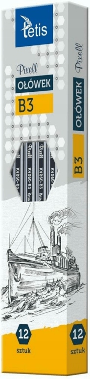 Ołówek PIXELL heksag.twar.B3 KV060-B3