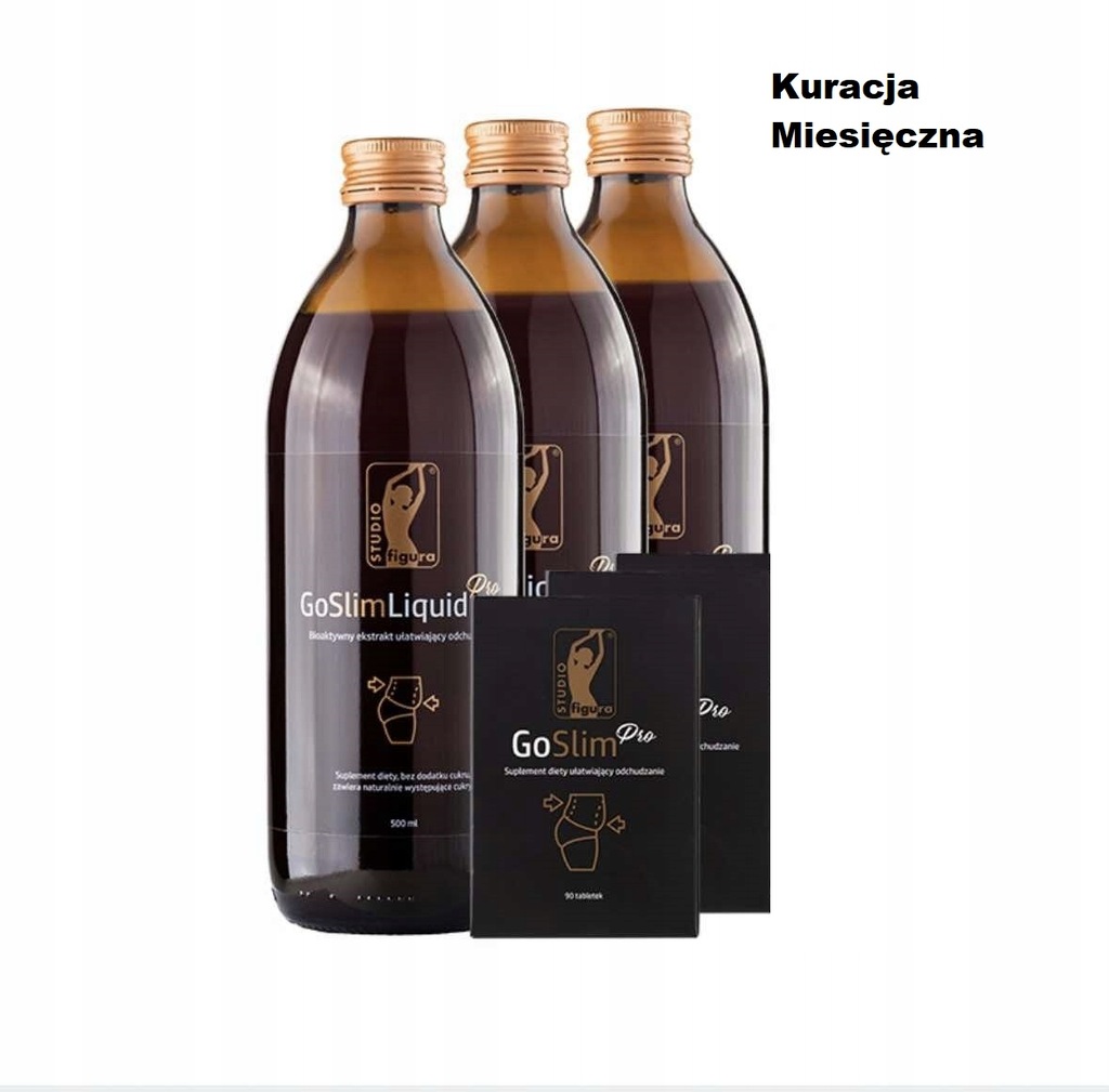 Set Odchudzający Go Slim Pro ZESTAW Miesięczna kuracja SLIM- odchudzająca