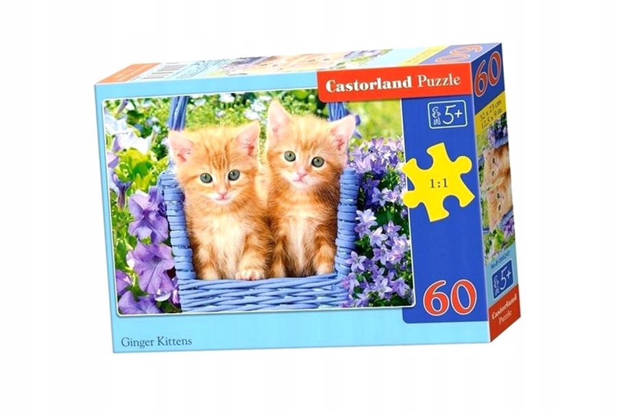 PUZZLE 60 GINGER KITTENS CASTOR