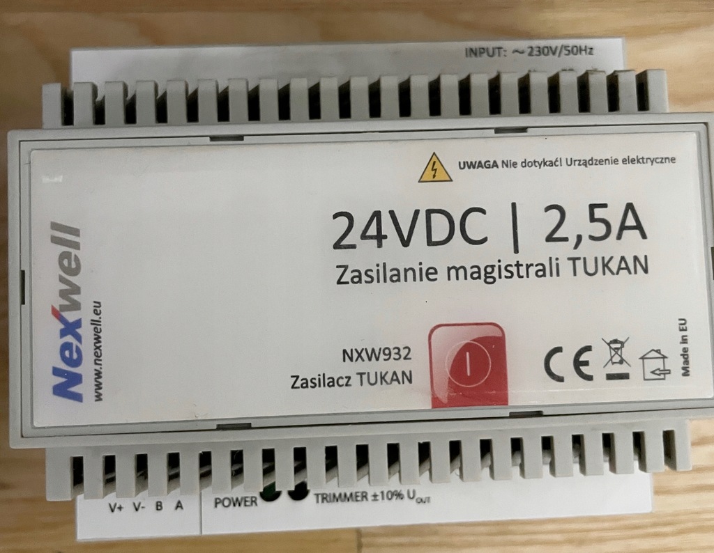 Nexwell Zasilacz Tukan 24VDC 2,5A NXW932