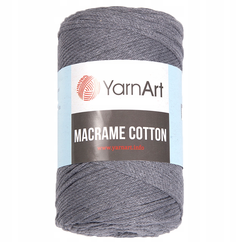 Sznurek do makramy YarnArt Macrame Cotton CIEMNY SZARY 774