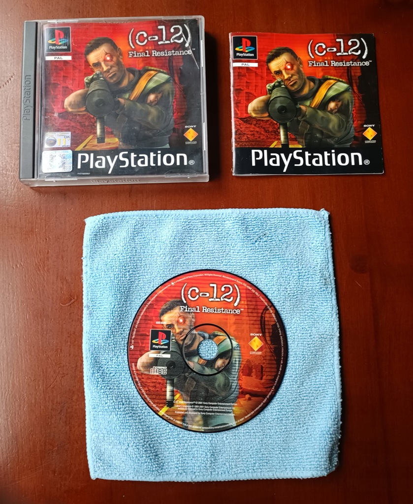 C:12 FINAL RESISTANCE PSX PS1 PLAYSTATION