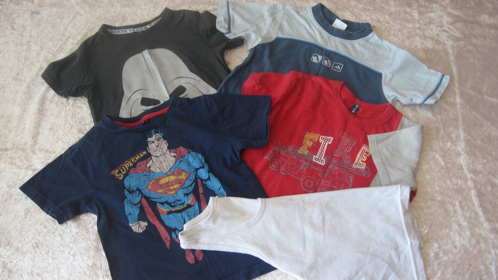 5.10.15 Superman Gwiezdn Wojny Adidas bluzeczki 98