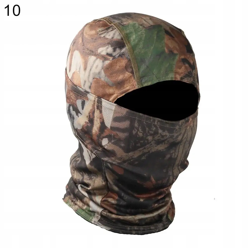 Neck Gaiter Face Mask Unisex Sunscreen Scarf Balaclava Camo Print Full