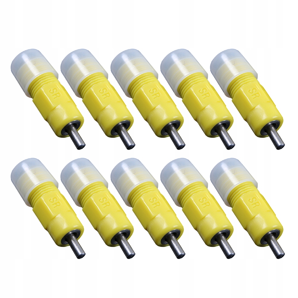 10PCS Bird Water Drinker Chicken Waterer Helix Wlo