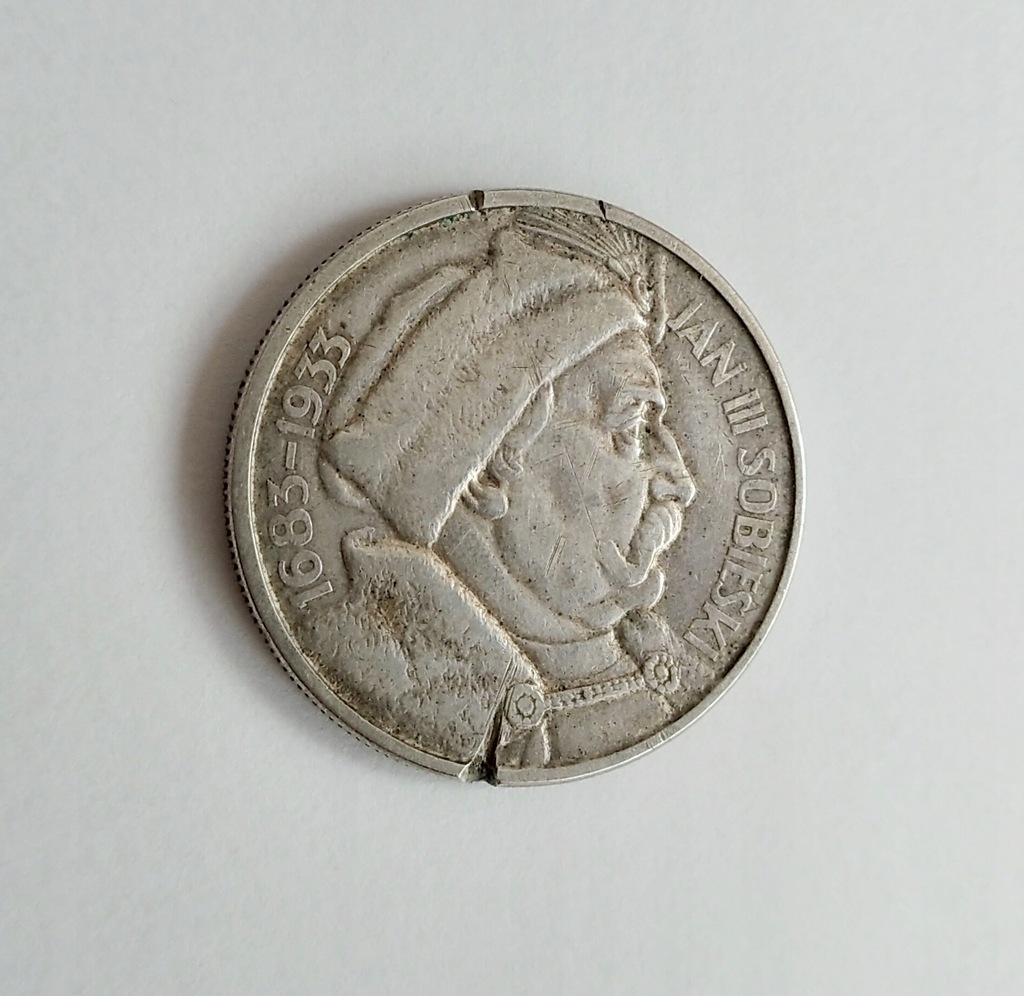 Moneta Numizmat Jan III Sobieski 10zł, 1933, AG750