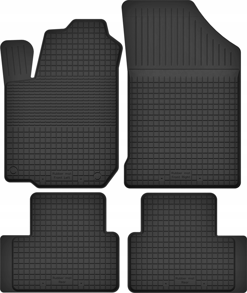 czarne dywaniki UNI do Toyota Auris I / 1 (0610