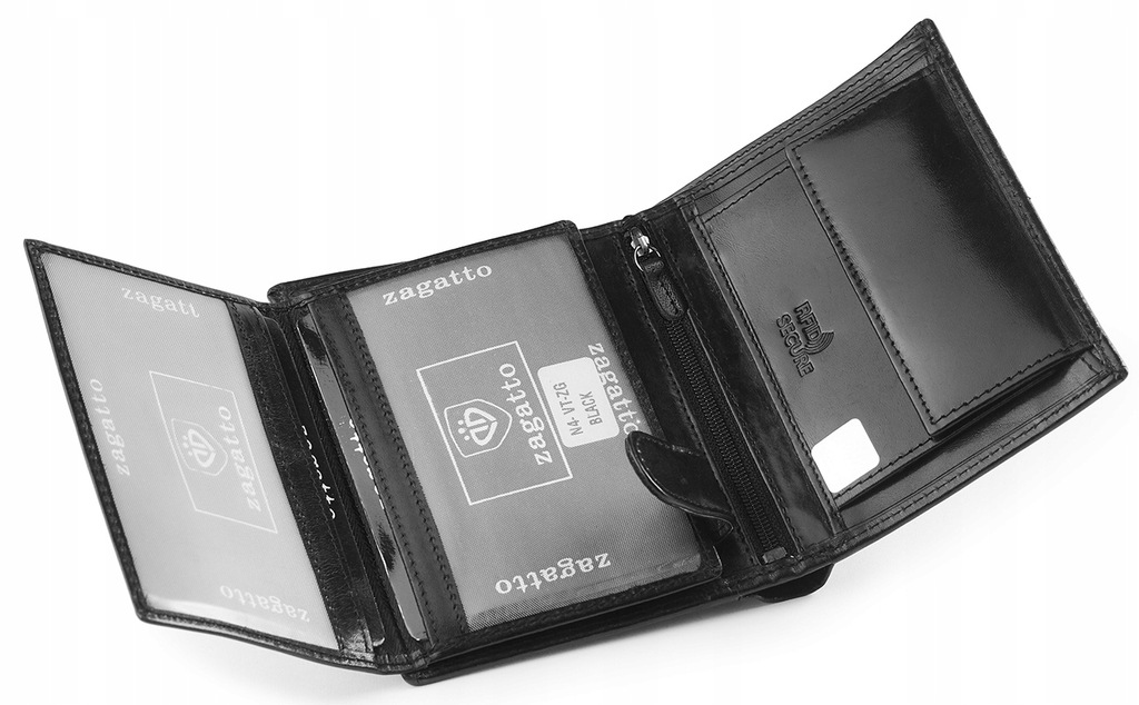 Купить ZAGATTO Классический мужской кожаный кошелек с RFID: отзывы, фото, характеристики в интерне-магазине Aredi.ru