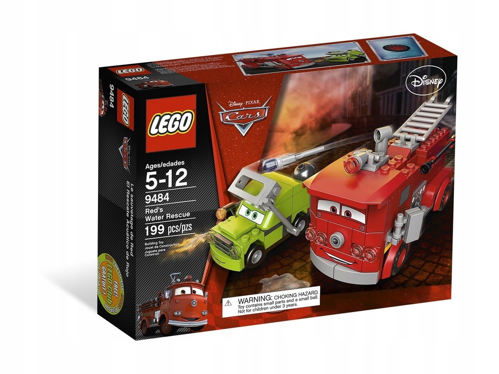 Lego Cars Wodna ucieczka Edka 9484 UNIKAT