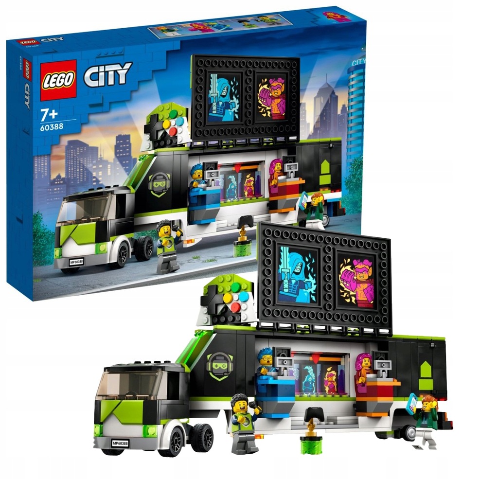 KLOCKI LEGO CITY Ciężarówka na turniej gier 60388 7+ NA PREZENT