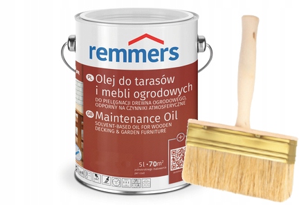 Olej do drewna Remmers Pflege-Ol bezbarwny 5 L +pędzel