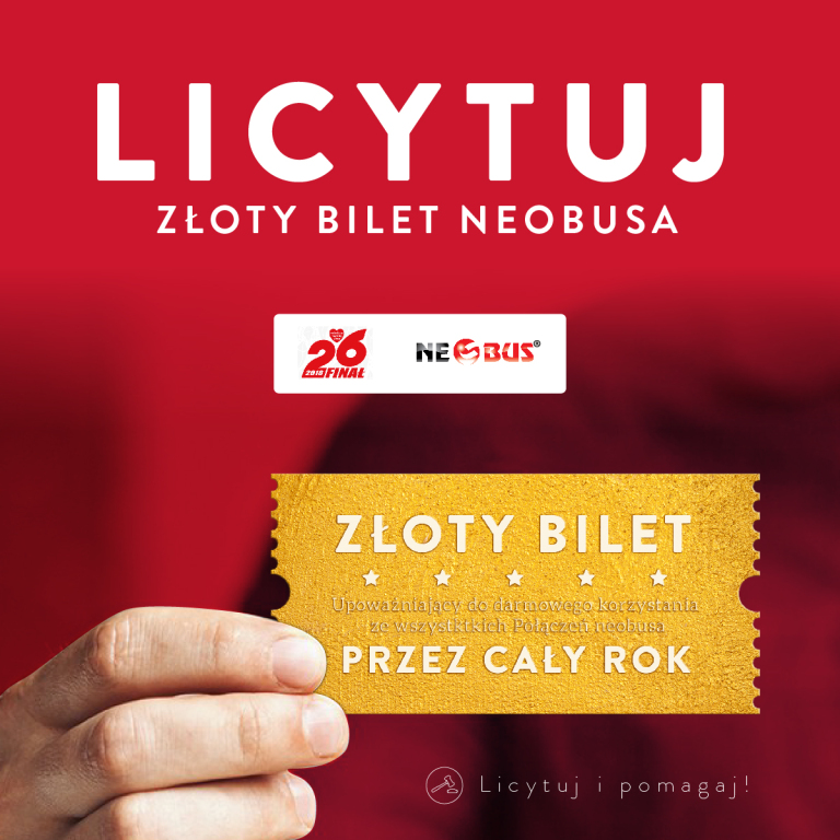 Złoty bilet Neobus Polska na 2018 rok