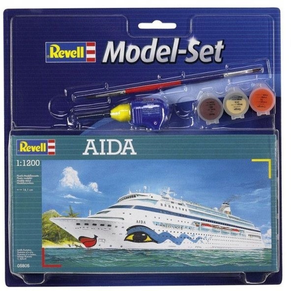 Купить Комплект модели корабля REVELL Aida, клей, краски: отзывы, фото, характеристики в интерне-магазине Aredi.ru