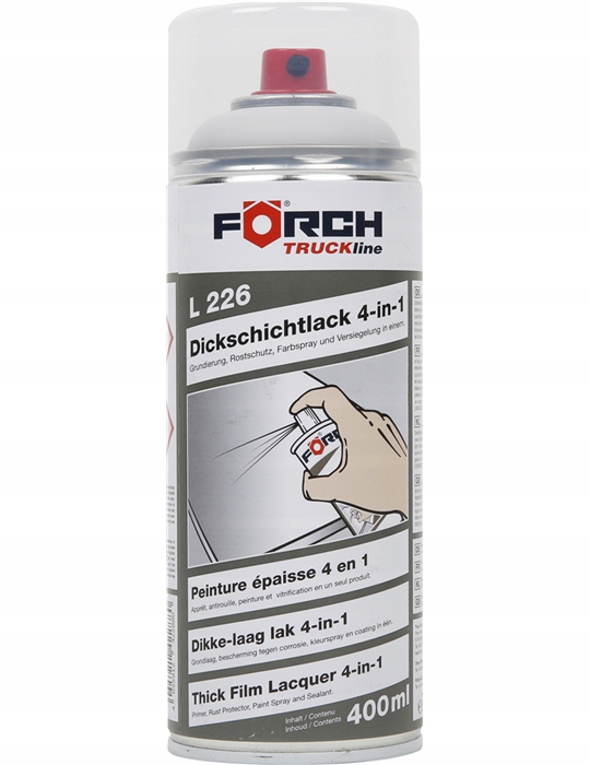 FORCH 4W1 TRUCKLINE SPRAY FARBA ANTYKOROZYJNA BIAŁY ARKTYCZNY DB 147