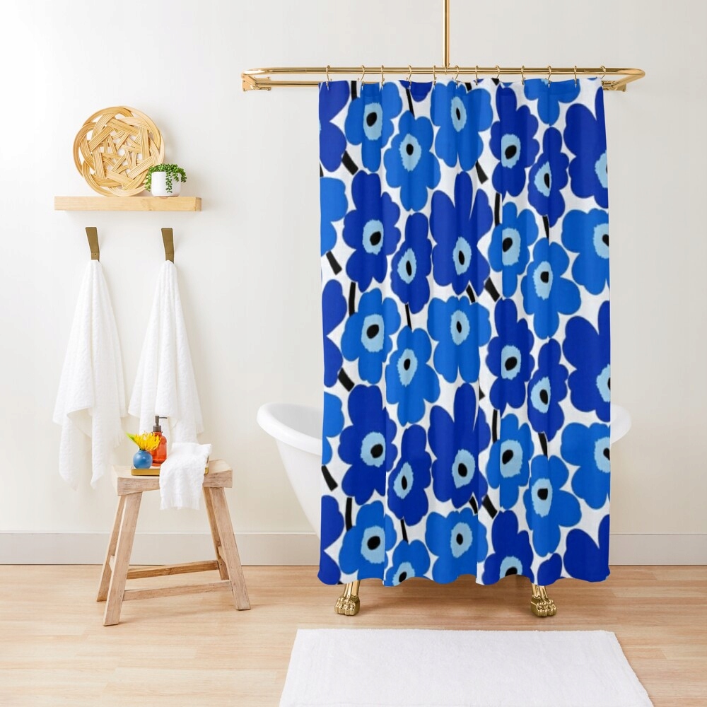 Marimekko Unikko Print Shower Curtain - 9833278331 - oficjalne archiwum  Allegro