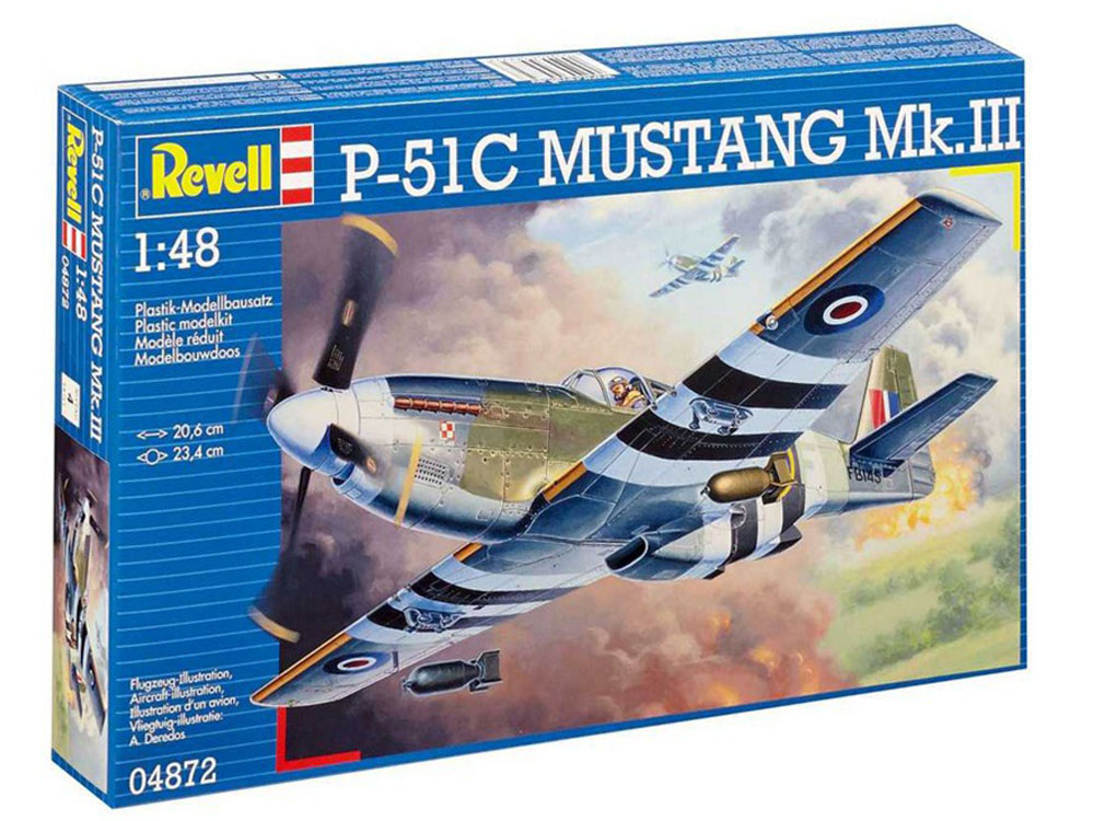 Купить Revell САМОЛЕТ для обклейки Mustang MK.III 04872: отзывы, фото, характеристики в интерне-магазине Aredi.ru