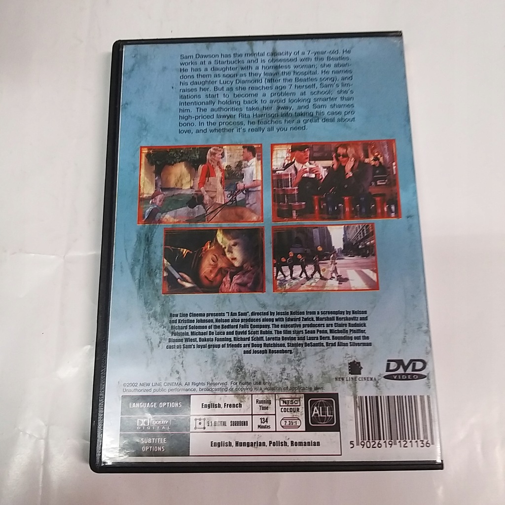 I AM SAM JESTEM SAM DVD BOX 92 - 9081293406 - oficjalne