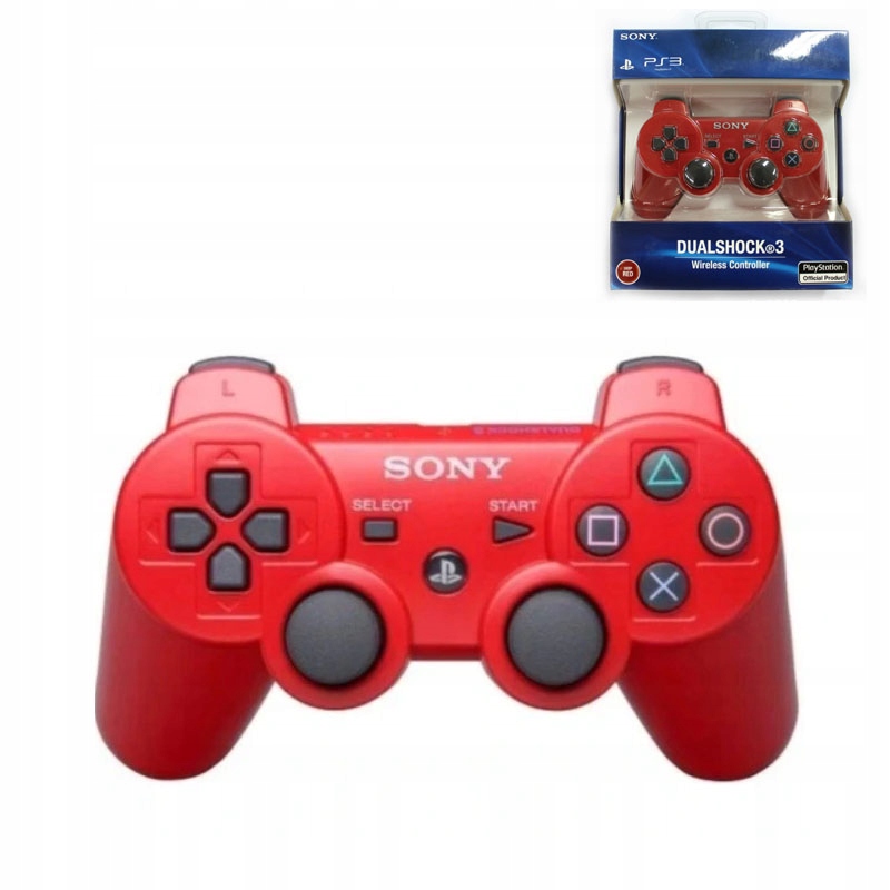 NOWY PAD PS3 Sony Dualshock 3 czerwony