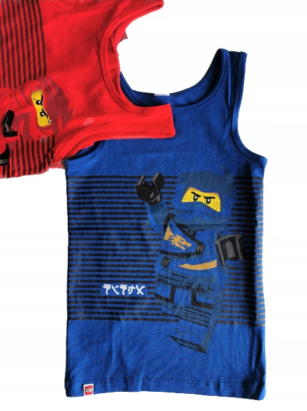 2-PAK koszulka t-shirt TANK LEGO NINJAGO 134/140