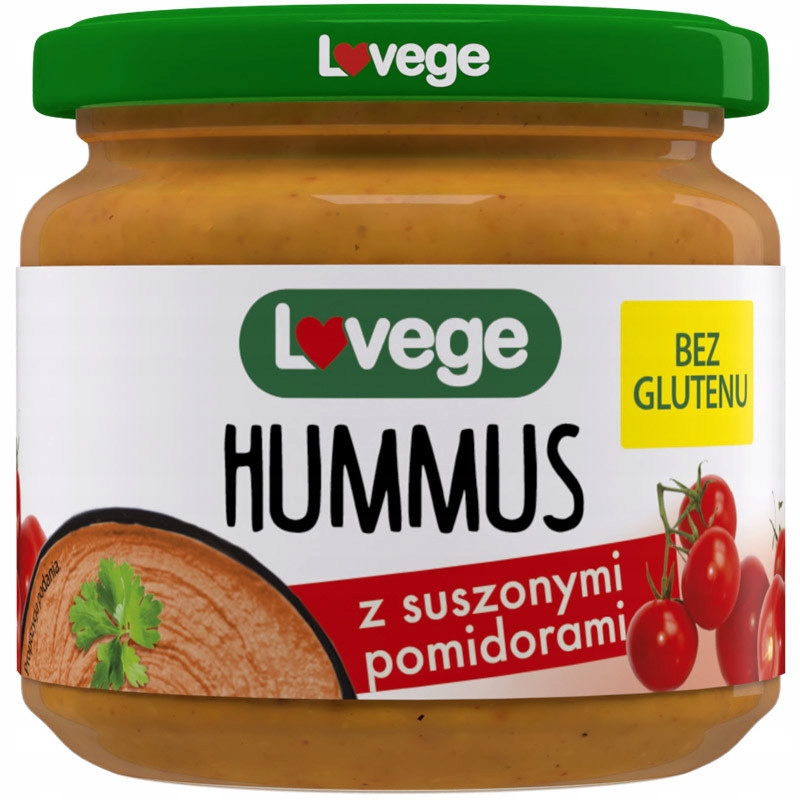 SANTE Lovege Hummus Z Suszonymi Pomidorami 180g BEZ KONSERWANTÓW ZDROWE