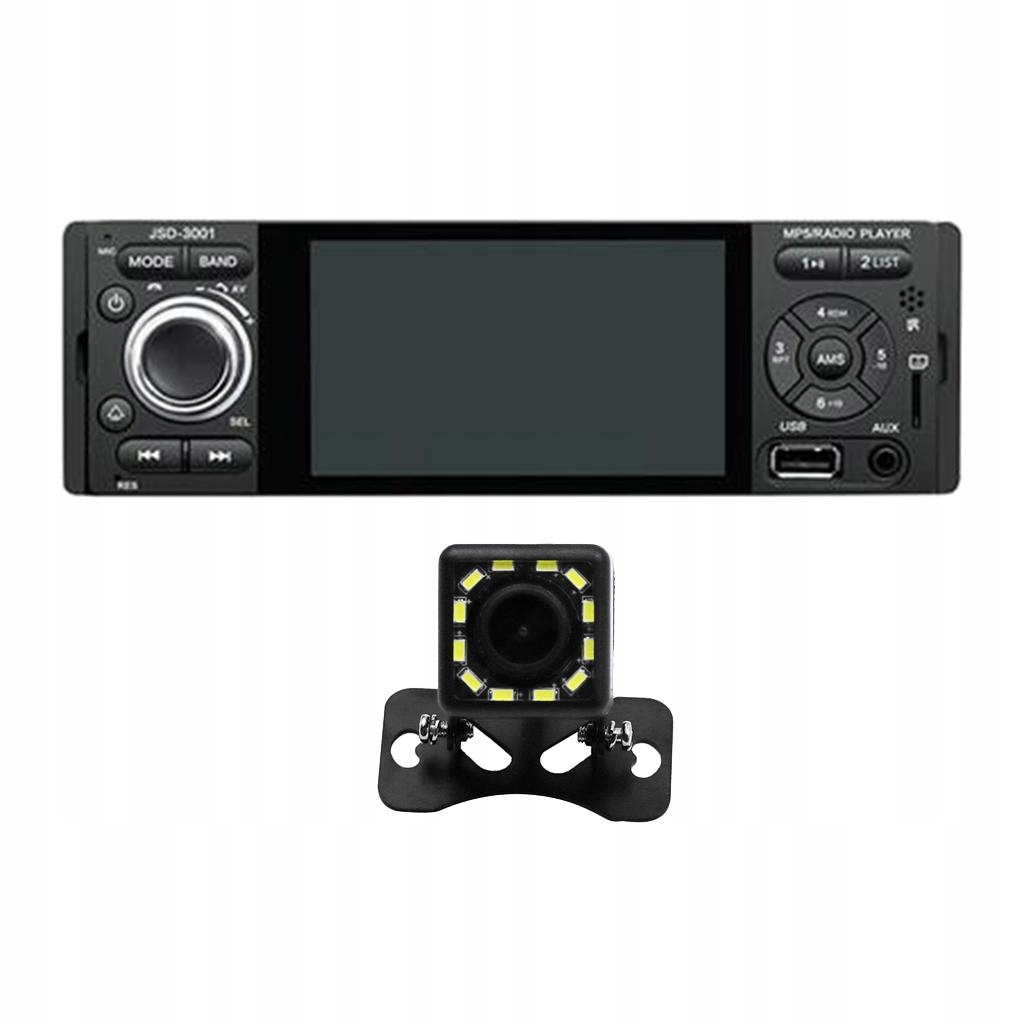 12LED Backup Camera+Single 1 Din Car Stereo Radio 12917042155