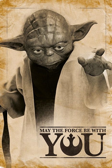 Gwiezdne Wojny Star Wars Yoda Plakat 61x91,5 cm