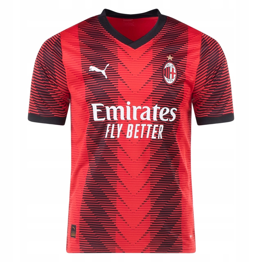 Koszulka AC Milan 2023/24 Nadruk Gratis r. M