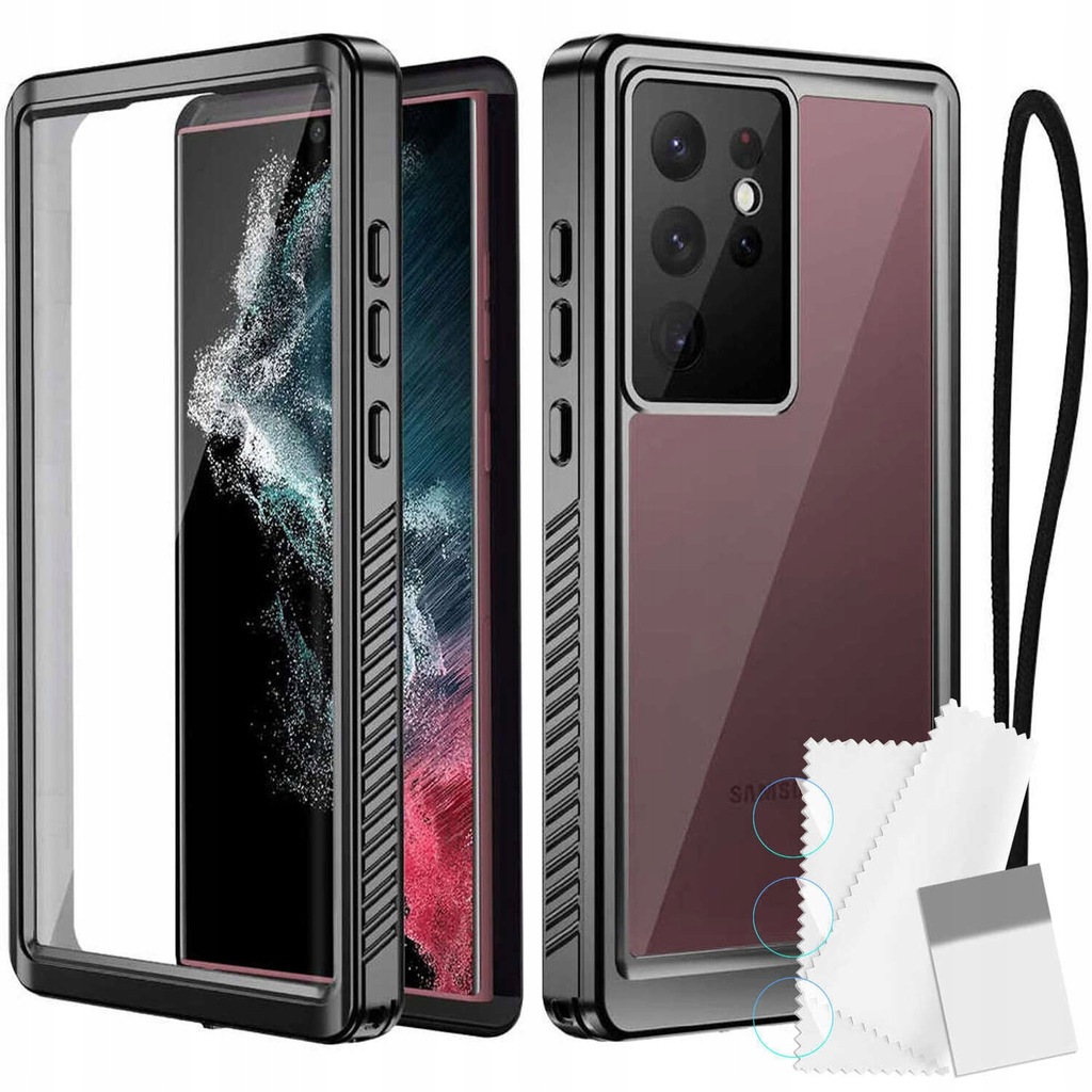 Etui wodoodporne do Samsung Galaxy S22 Ultra 360 Alogy Pancerne Armor IP68