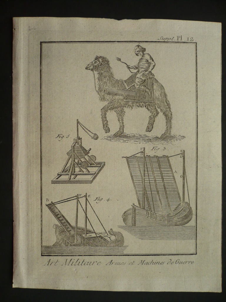 broń i machiny wojenne, oryg. 1772
