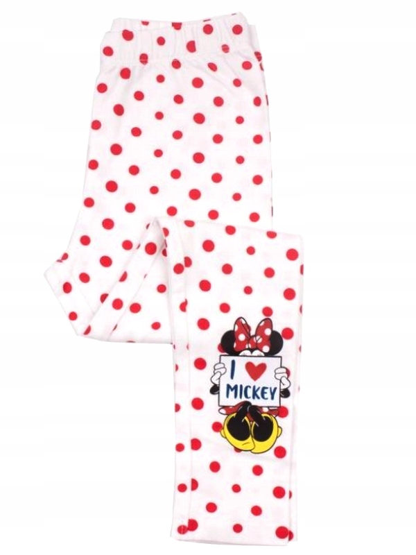 WYPRZEDAŻ DISNEY MYSZKA MINNIE legginsy 92/98 2-3