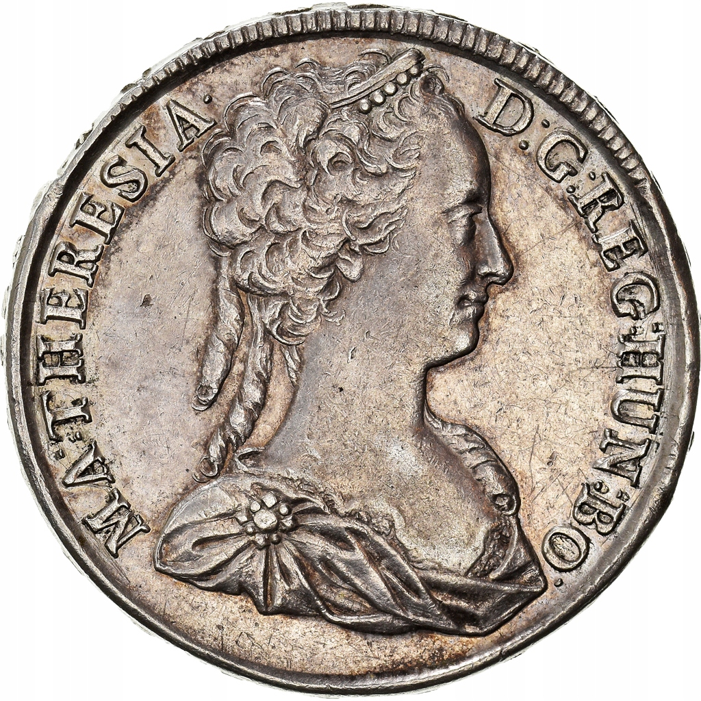 Moneta, Węgry, Maria Theresia, Thaler, 1742, Kremn