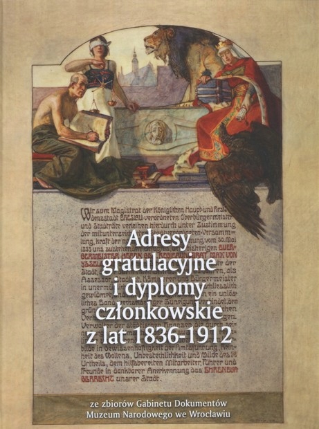 Adresy gratulacyjne dyplomy 1912 Introligatorstwo