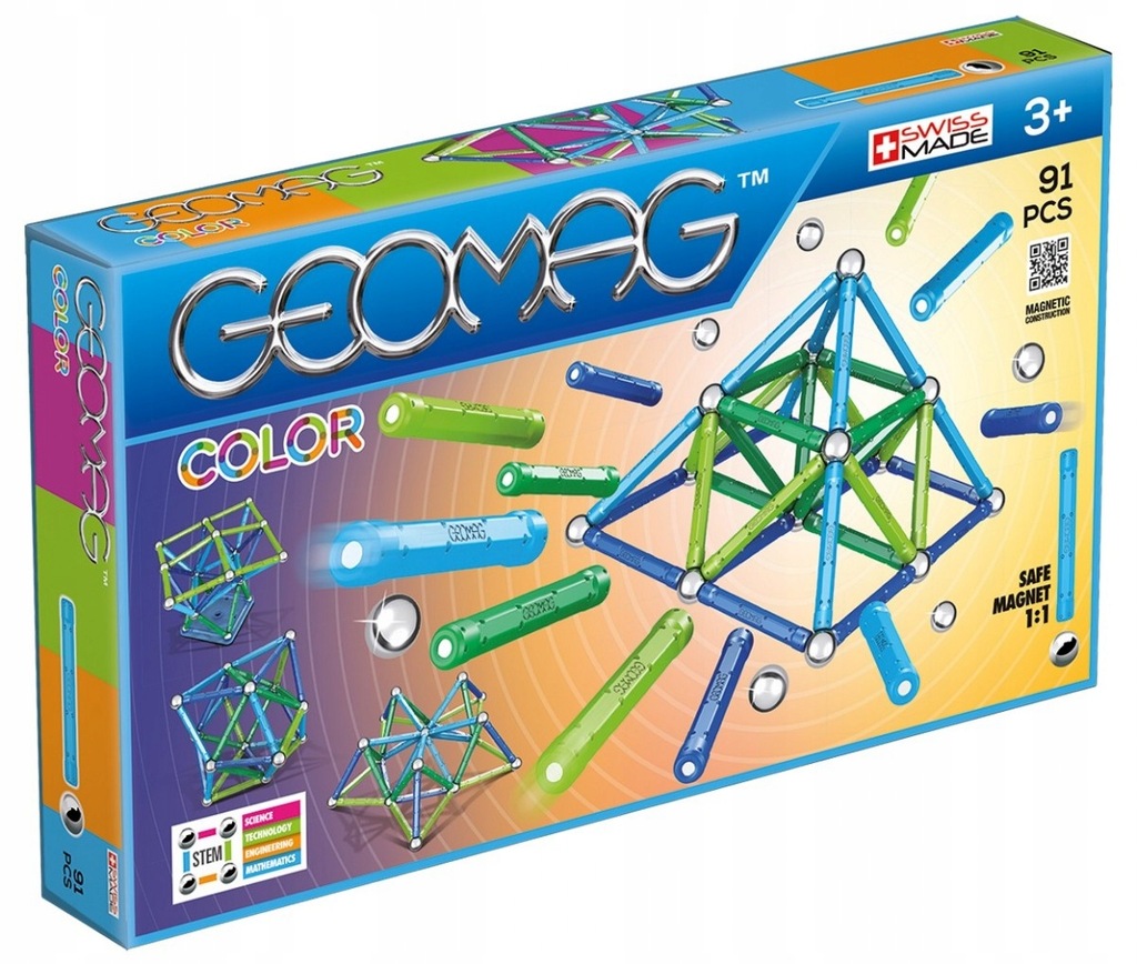 Geomag Color - 91 elementów