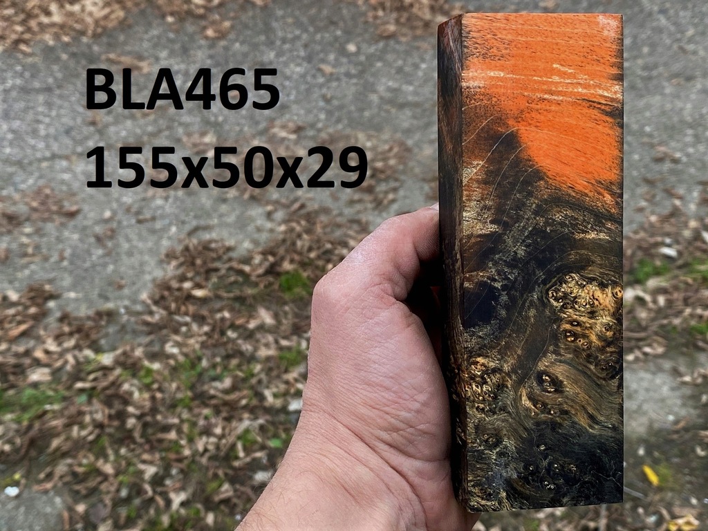 Drewno stabilizowane bloczek knifemaking BLA465
