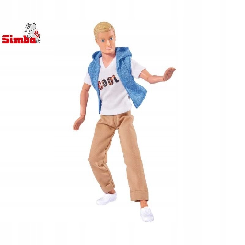 Simba Steffi Lalka Kevin w modnym stroju Blondyn S