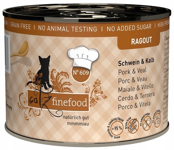 Catz Finefood Ragout N.609 Wieprzowina i Cielęcina