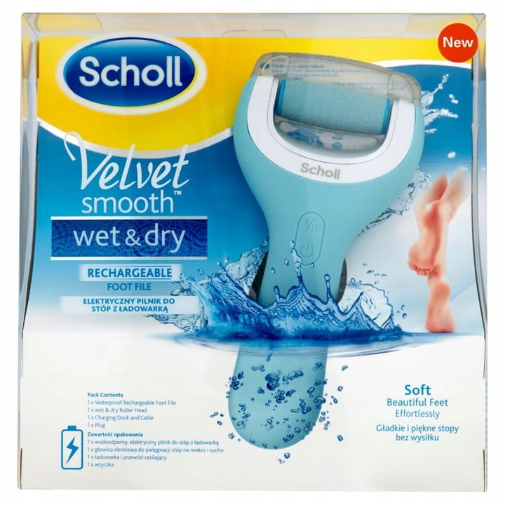 SCHOLL Velvet Elektryczny pilnik Wet&Dry